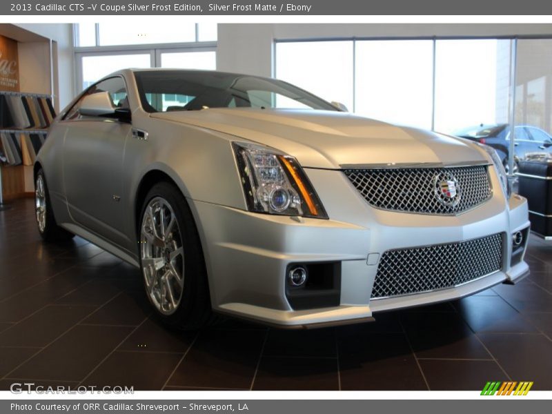 Silver Frost Matte - 2013 Cadillac CTS -V Coupe Silver Frost Edition