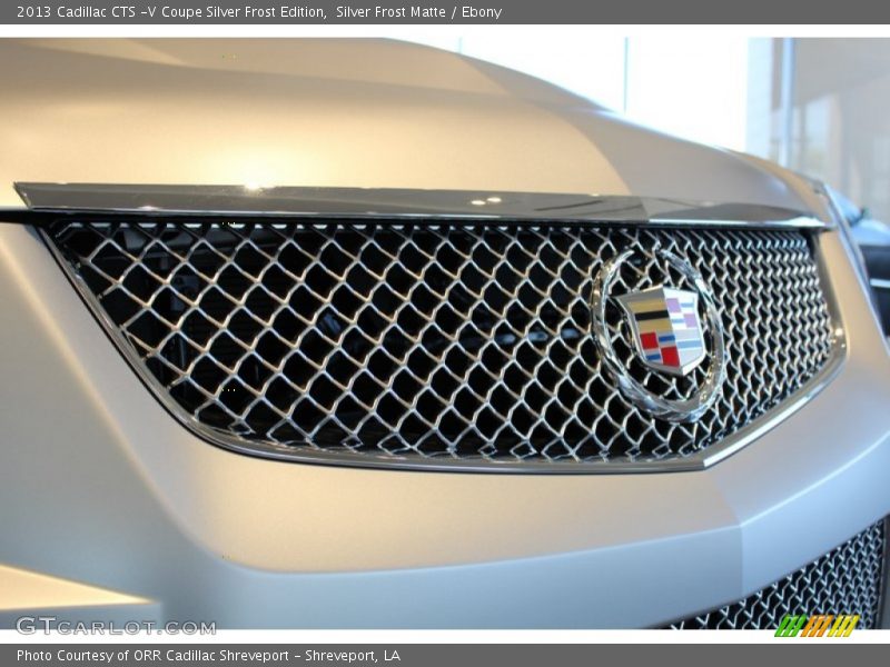 Grill - 2013 Cadillac CTS -V Coupe Silver Frost Edition