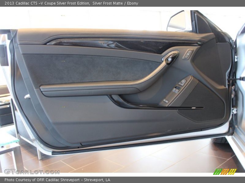 Door Panel of 2013 CTS -V Coupe Silver Frost Edition