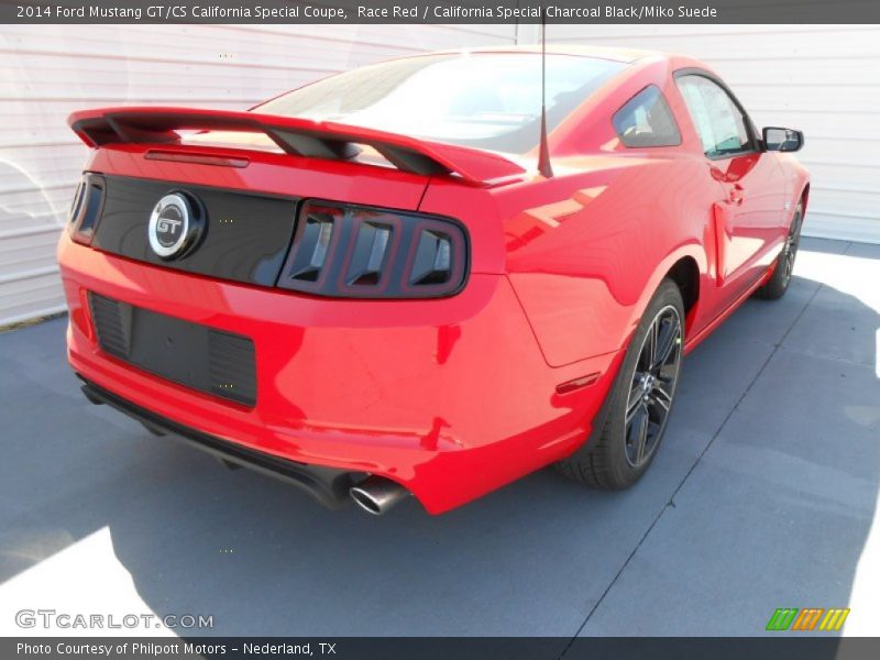 Race Red / California Special Charcoal Black/Miko Suede 2014 Ford Mustang GT/CS California Special Coupe