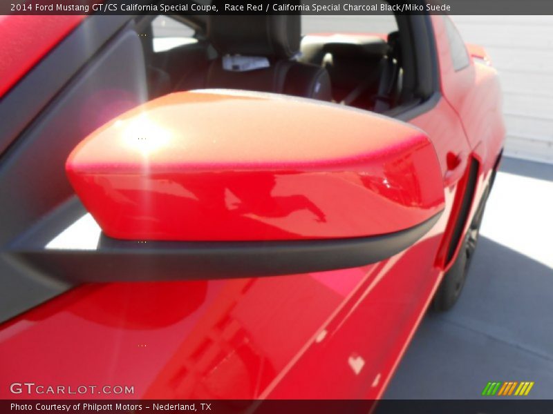 Race Red / California Special Charcoal Black/Miko Suede 2014 Ford Mustang GT/CS California Special Coupe