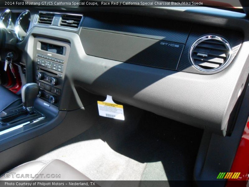 Race Red / California Special Charcoal Black/Miko Suede 2014 Ford Mustang GT/CS California Special Coupe