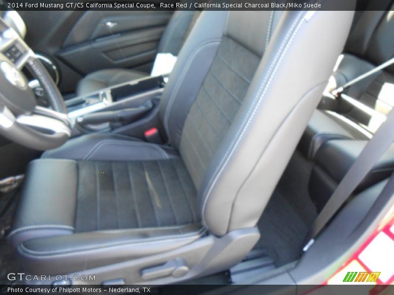 Race Red / California Special Charcoal Black/Miko Suede 2014 Ford Mustang GT/CS California Special Coupe