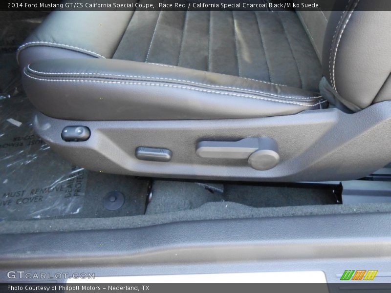 Race Red / California Special Charcoal Black/Miko Suede 2014 Ford Mustang GT/CS California Special Coupe