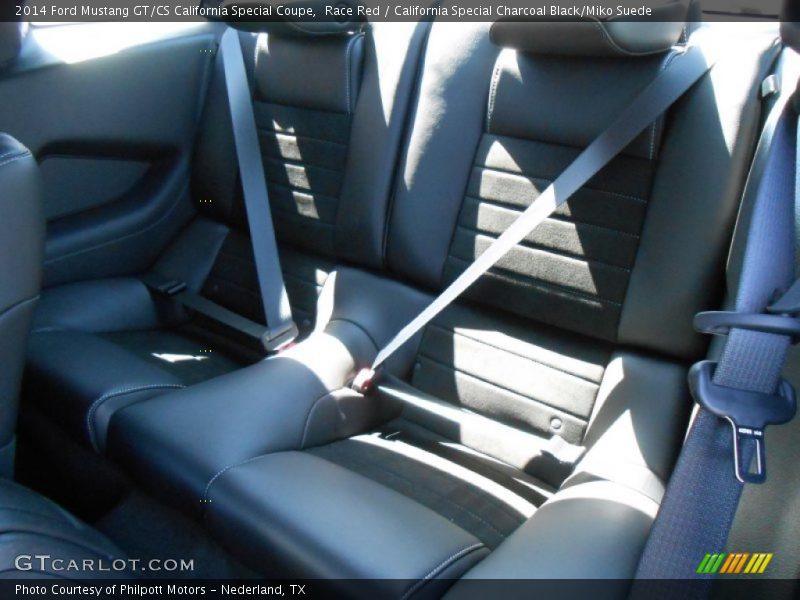 Rear Seat of 2014 Mustang GT/CS California Special Coupe