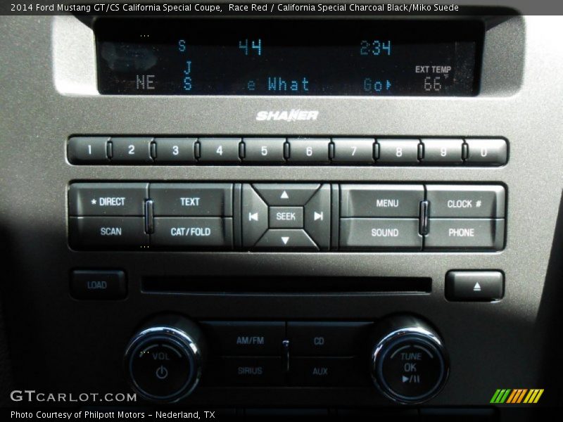 Controls of 2014 Mustang GT/CS California Special Coupe