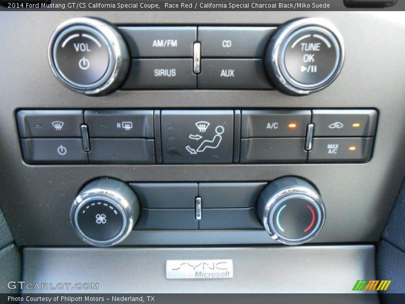 Controls of 2014 Mustang GT/CS California Special Coupe