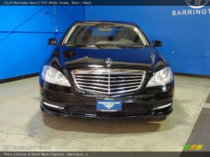 Black / Black 2010 Mercedes-Benz S 550 4Matic Sedan