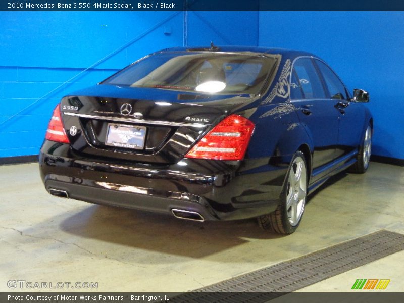 Black / Black 2010 Mercedes-Benz S 550 4Matic Sedan