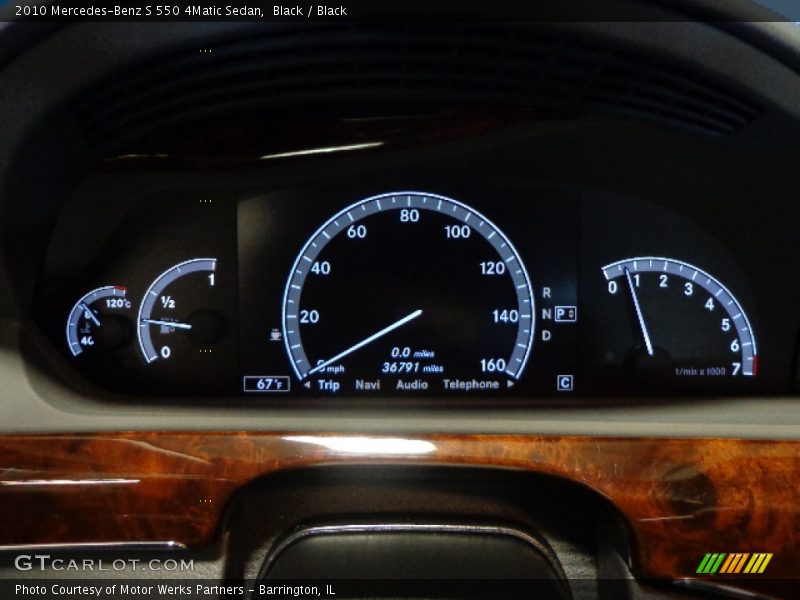 Black / Black 2010 Mercedes-Benz S 550 4Matic Sedan