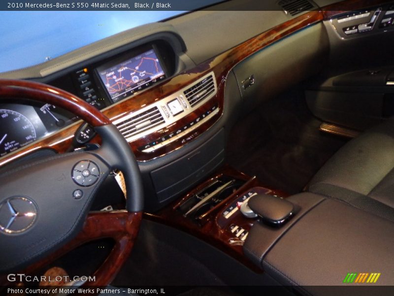Black / Black 2010 Mercedes-Benz S 550 4Matic Sedan