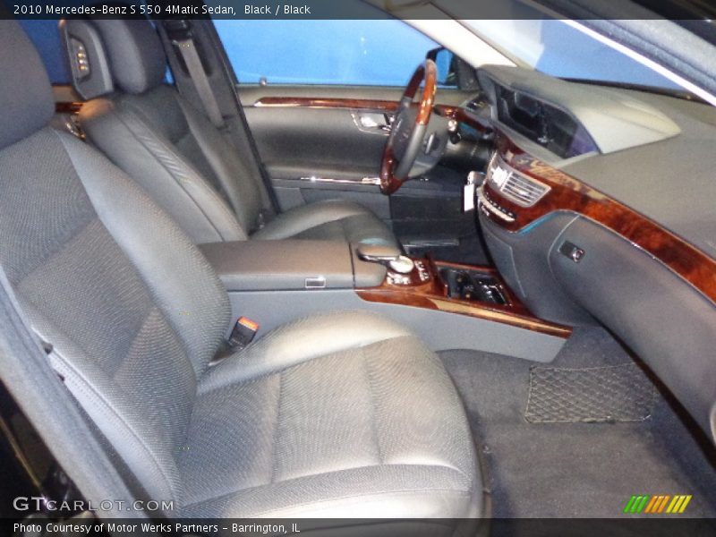 Black / Black 2010 Mercedes-Benz S 550 4Matic Sedan