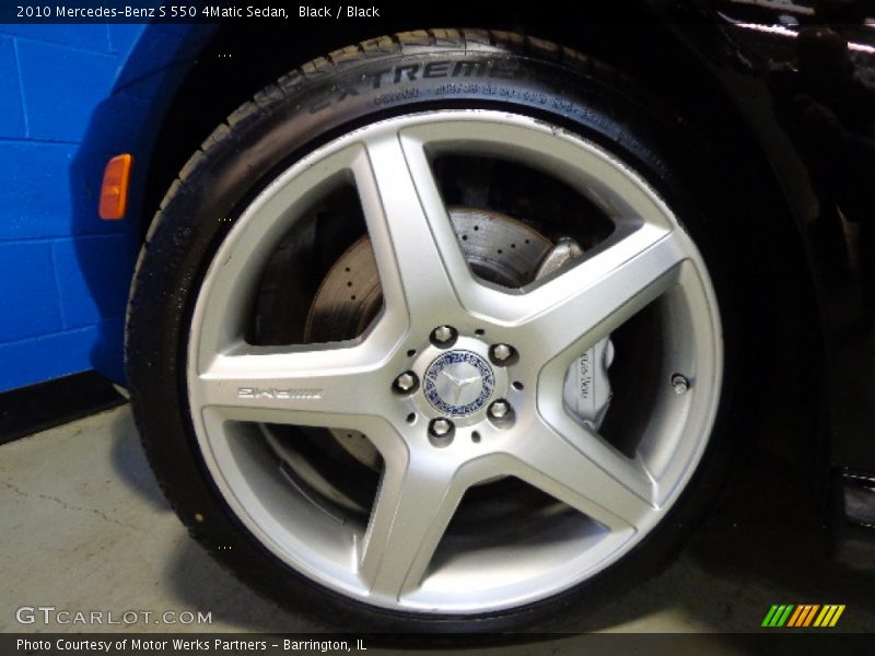 Black / Black 2010 Mercedes-Benz S 550 4Matic Sedan