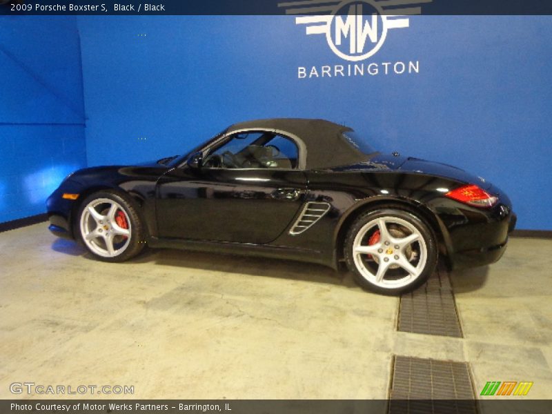 Black / Black 2009 Porsche Boxster S