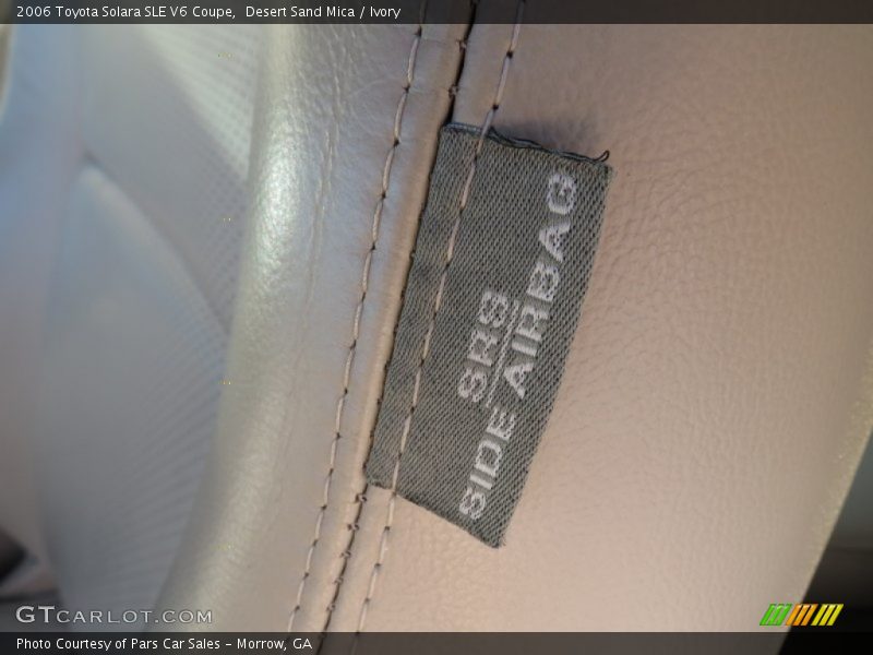 Desert Sand Mica / Ivory 2006 Toyota Solara SLE V6 Coupe
