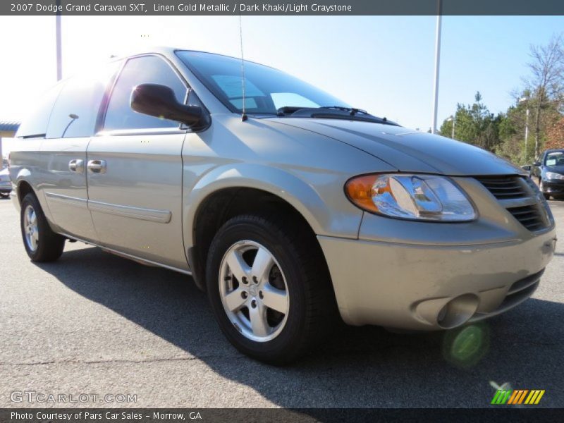 Linen Gold Metallic / Dark Khaki/Light Graystone 2007 Dodge Grand Caravan SXT