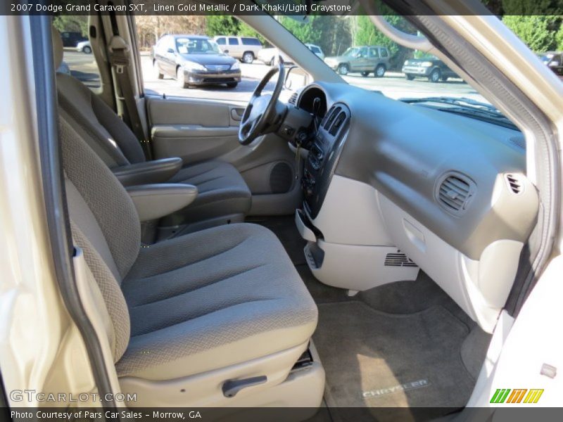 Linen Gold Metallic / Dark Khaki/Light Graystone 2007 Dodge Grand Caravan SXT