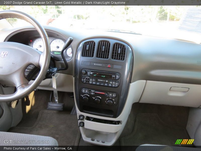 Linen Gold Metallic / Dark Khaki/Light Graystone 2007 Dodge Grand Caravan SXT