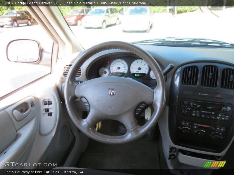 Linen Gold Metallic / Dark Khaki/Light Graystone 2007 Dodge Grand Caravan SXT