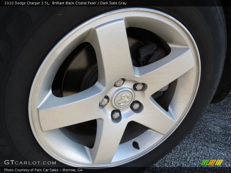 Brilliant Black Crystal Pearl / Dark Slate Gray 2010 Dodge Charger 3.5L
