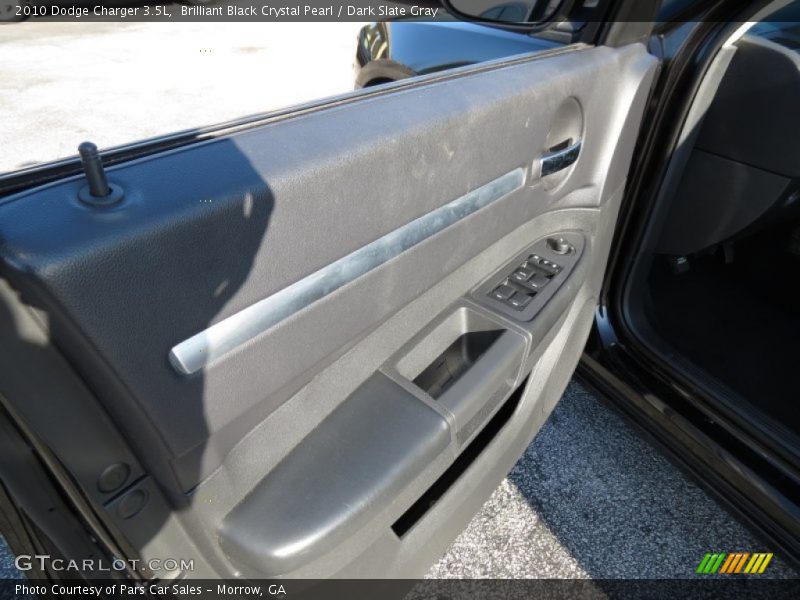 Brilliant Black Crystal Pearl / Dark Slate Gray 2010 Dodge Charger 3.5L