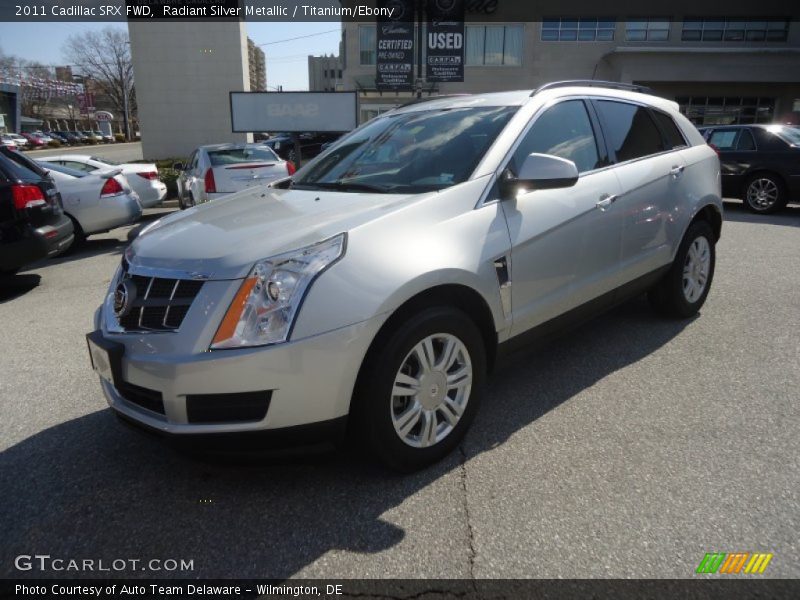 Radiant Silver Metallic / Titanium/Ebony 2011 Cadillac SRX FWD