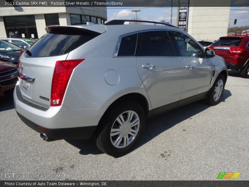 Radiant Silver Metallic / Titanium/Ebony 2011 Cadillac SRX FWD