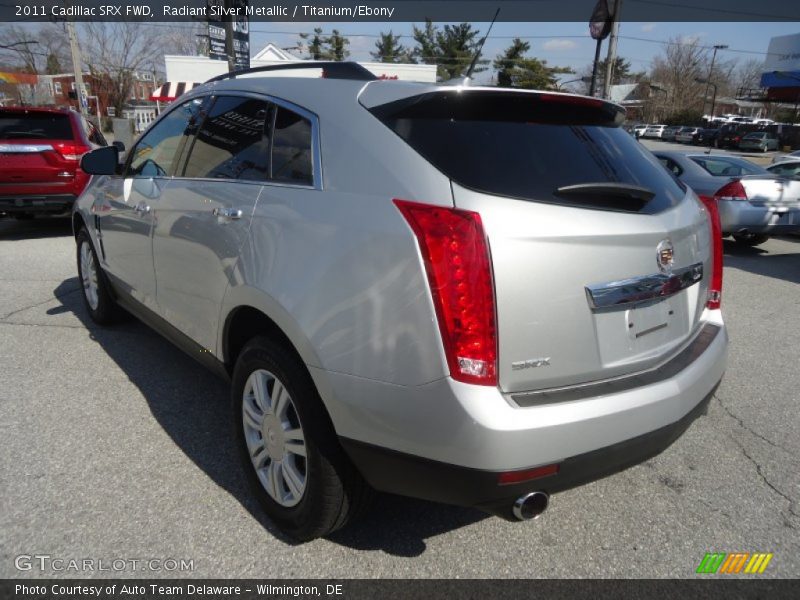 Radiant Silver Metallic / Titanium/Ebony 2011 Cadillac SRX FWD