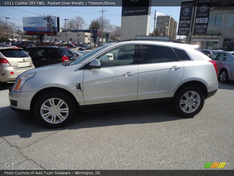 Radiant Silver Metallic / Titanium/Ebony 2011 Cadillac SRX FWD