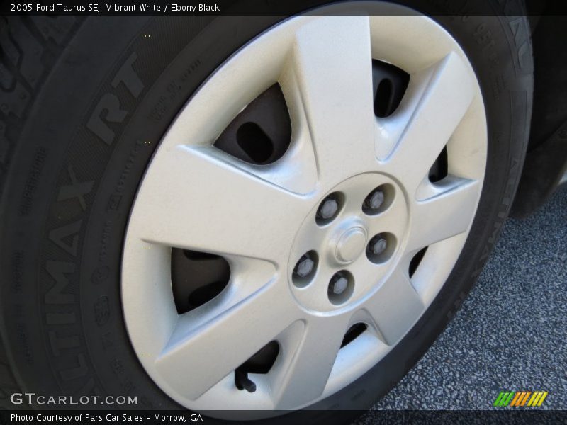 Vibrant White / Ebony Black 2005 Ford Taurus SE