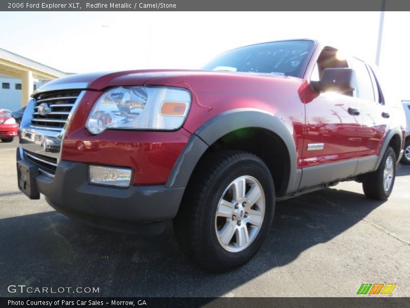 Redfire Metallic / Camel/Stone 2006 Ford Explorer XLT