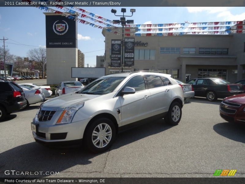 Radiant Silver Metallic / Titanium/Ebony 2011 Cadillac SRX FWD