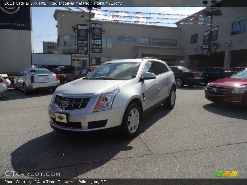 Radiant Silver Metallic / Titanium/Ebony 2011 Cadillac SRX FWD
