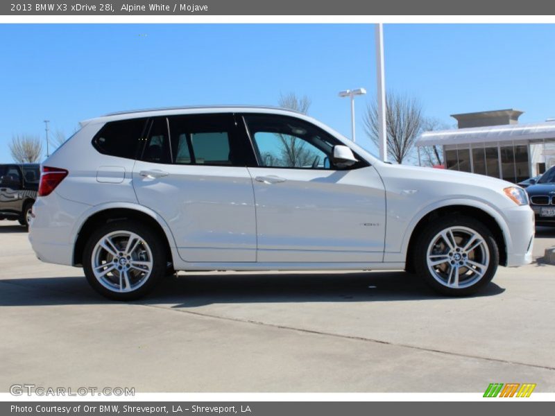 Alpine White / Mojave 2013 BMW X3 xDrive 28i