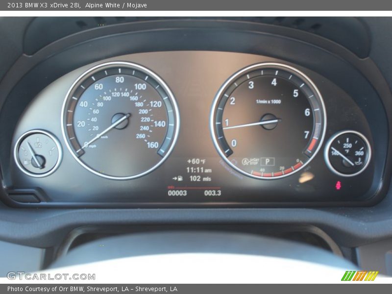  2013 X3 xDrive 28i xDrive 28i Gauges