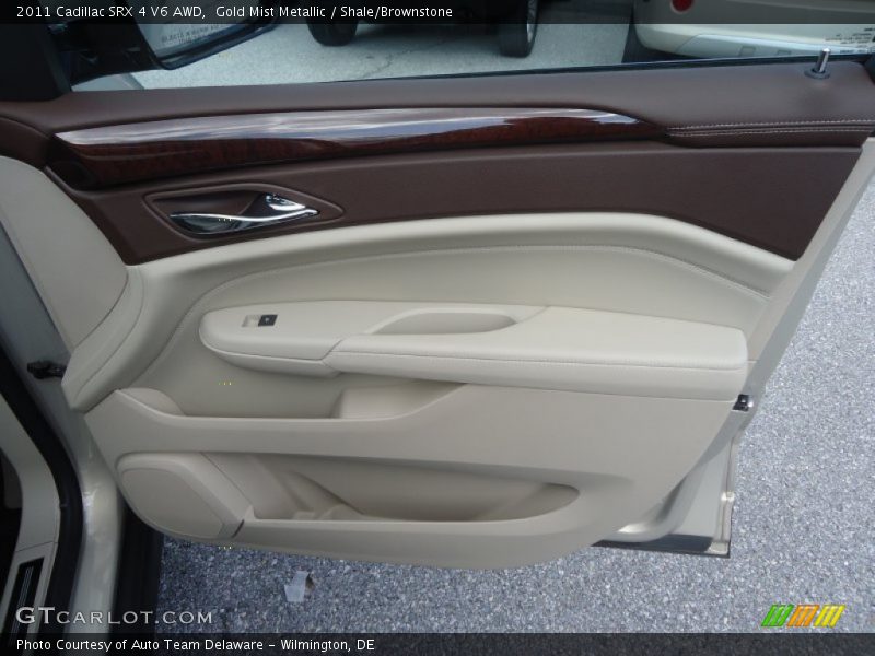 Gold Mist Metallic / Shale/Brownstone 2011 Cadillac SRX 4 V6 AWD