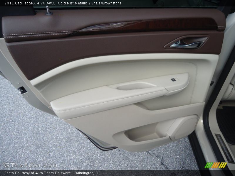 Gold Mist Metallic / Shale/Brownstone 2011 Cadillac SRX 4 V6 AWD
