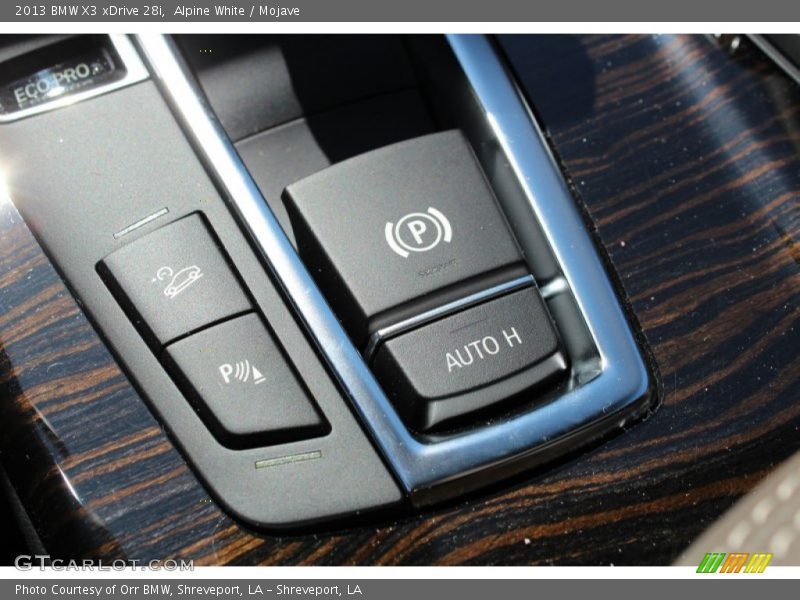 Controls of 2013 X3 xDrive 28i