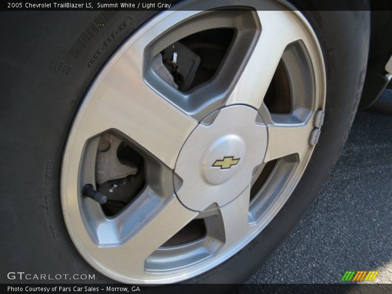 Summit White / Light Gray 2005 Chevrolet TrailBlazer LS