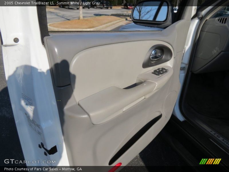 Summit White / Light Gray 2005 Chevrolet TrailBlazer LS