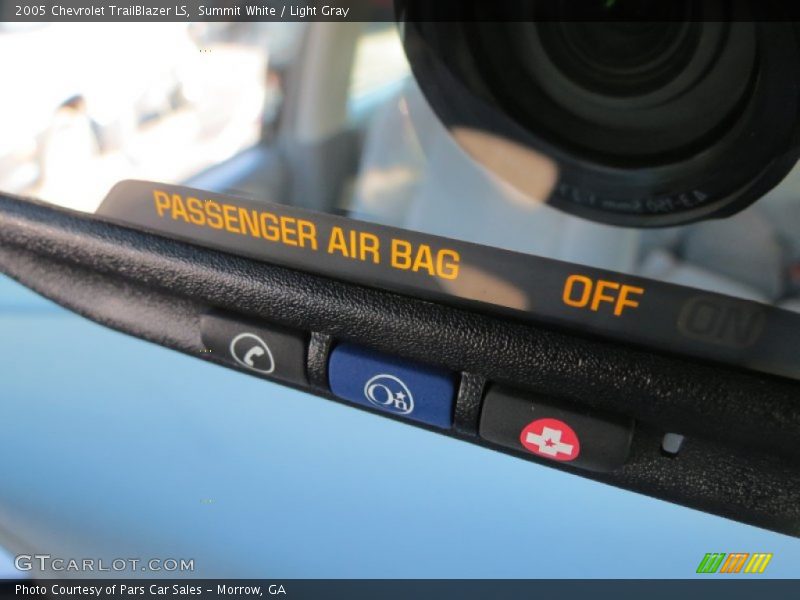 Summit White / Light Gray 2005 Chevrolet TrailBlazer LS