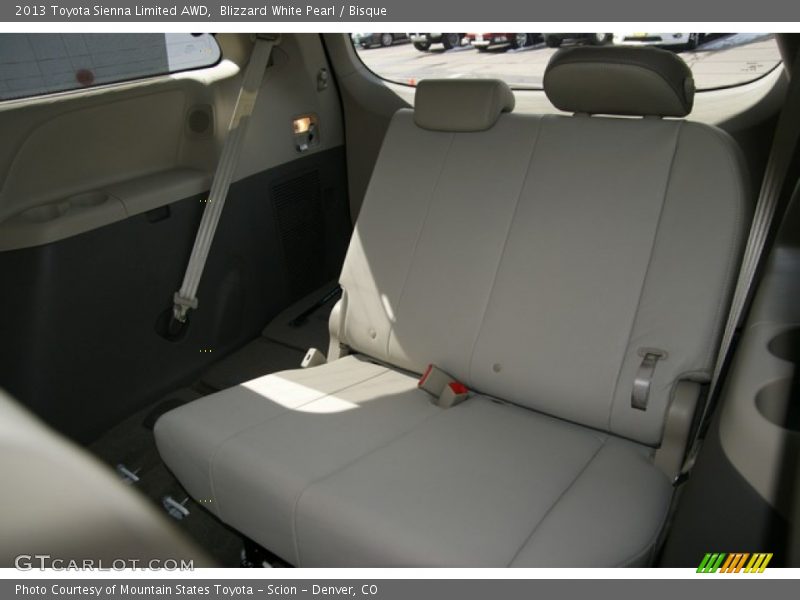 Blizzard White Pearl / Bisque 2013 Toyota Sienna Limited AWD