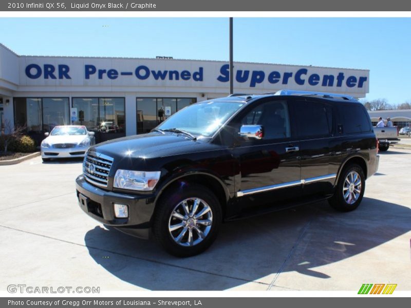 Liquid Onyx Black / Graphite 2010 Infiniti QX 56