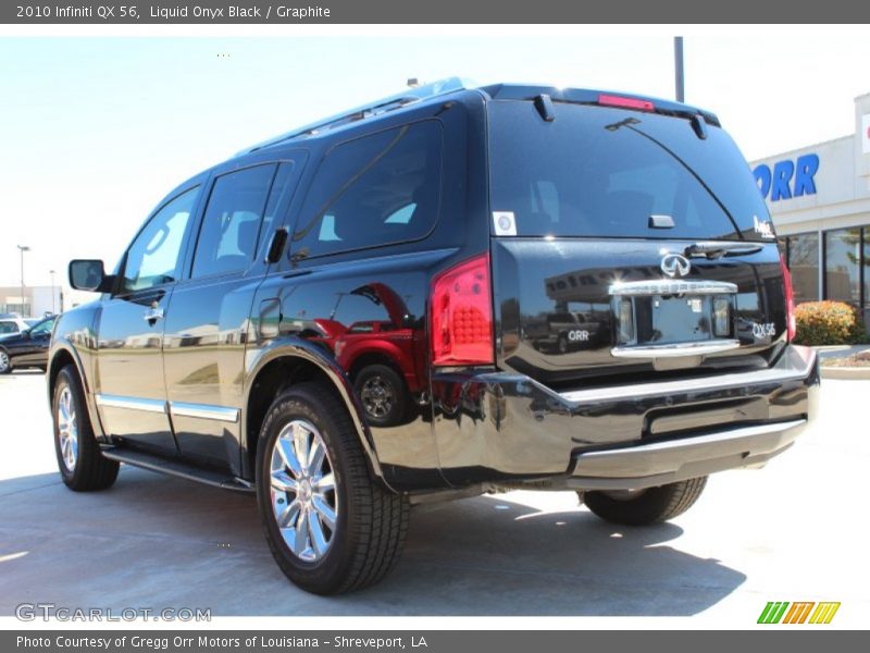 Liquid Onyx Black / Graphite 2010 Infiniti QX 56