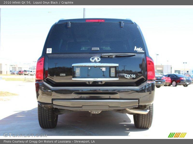 Liquid Onyx Black / Graphite 2010 Infiniti QX 56