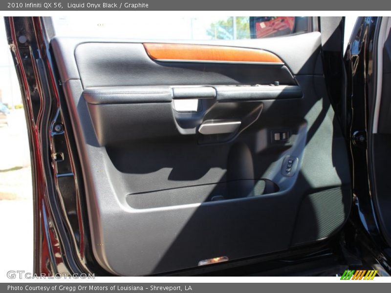 Liquid Onyx Black / Graphite 2010 Infiniti QX 56
