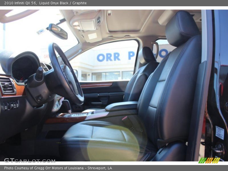 Liquid Onyx Black / Graphite 2010 Infiniti QX 56