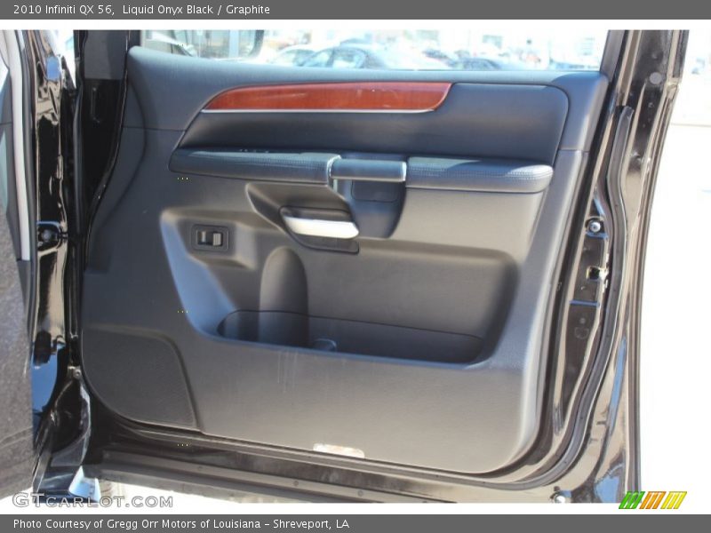 Liquid Onyx Black / Graphite 2010 Infiniti QX 56