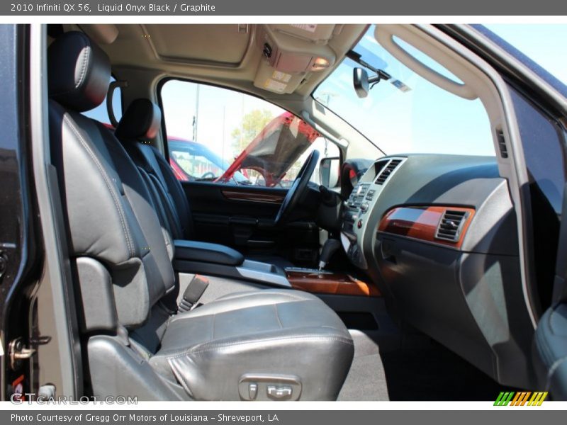 Liquid Onyx Black / Graphite 2010 Infiniti QX 56