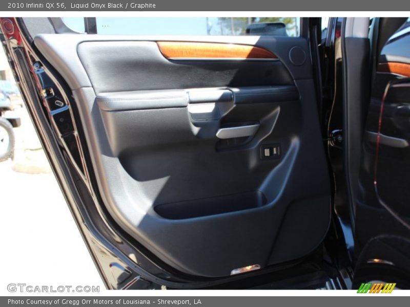Liquid Onyx Black / Graphite 2010 Infiniti QX 56